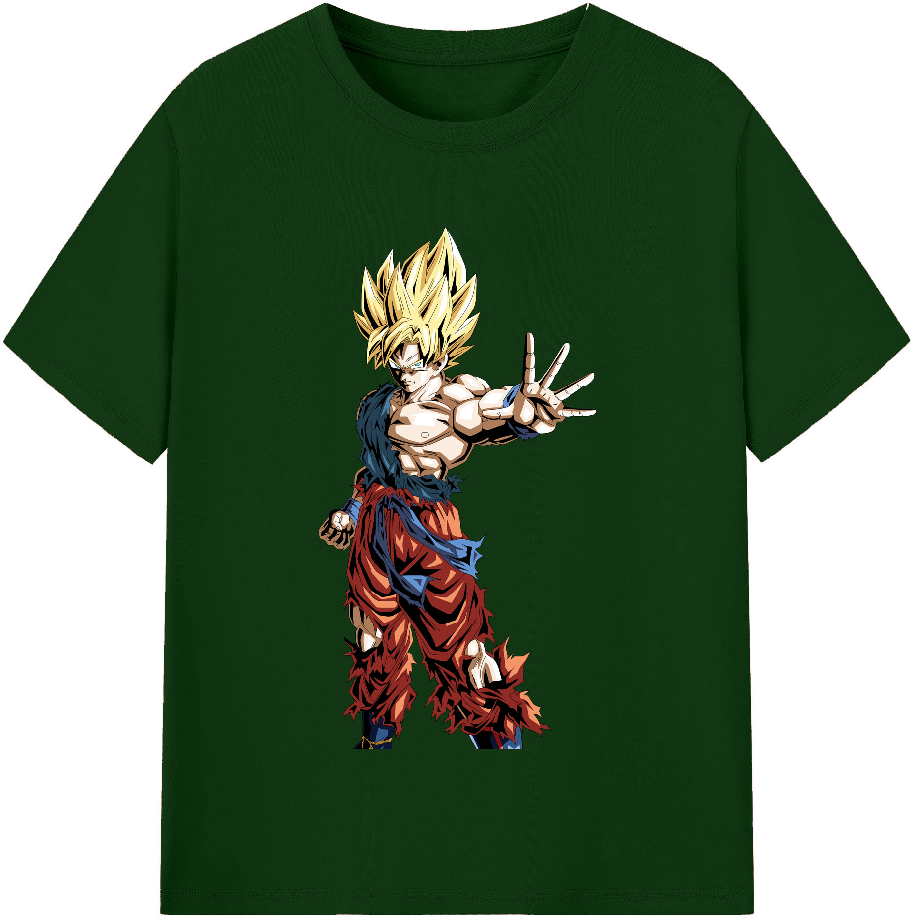 （画像用） ドラゴンボール 孫悟空（そん ごくう）Son Goku カカロット DRAGON BALL Kakarotto 綿100％半袖Tシャツ（フロントプリント）